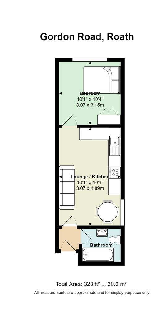 Floorplan for Gordon Road, Cathays